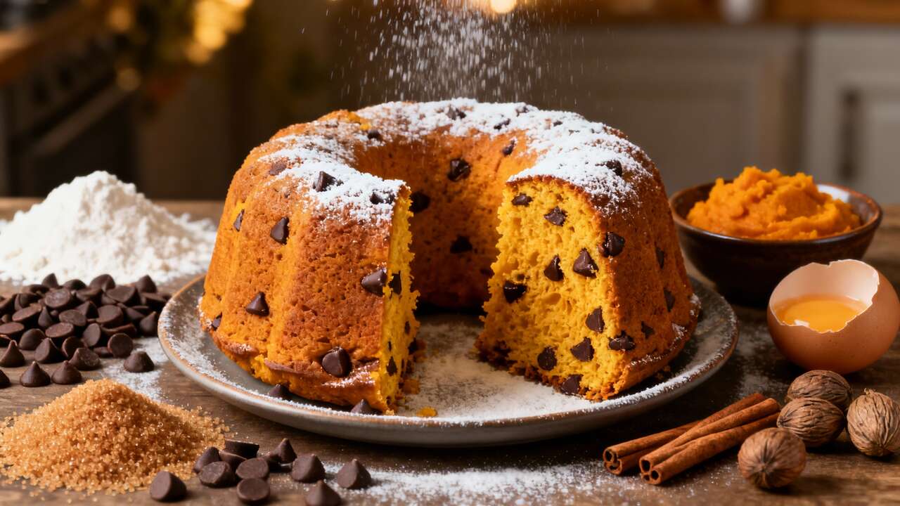 Ricetta facilissima: ciambellone zucca e cioccolato da non perdere