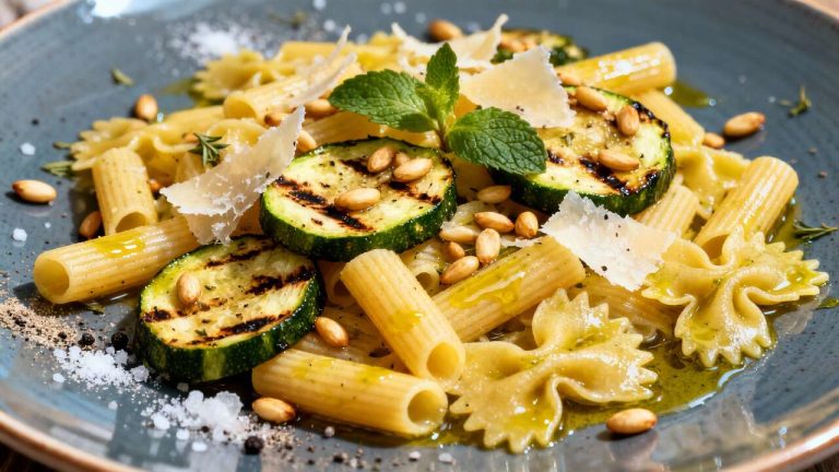 Pasta fredda con zucchine: la ricetta pronta in 10 minuti