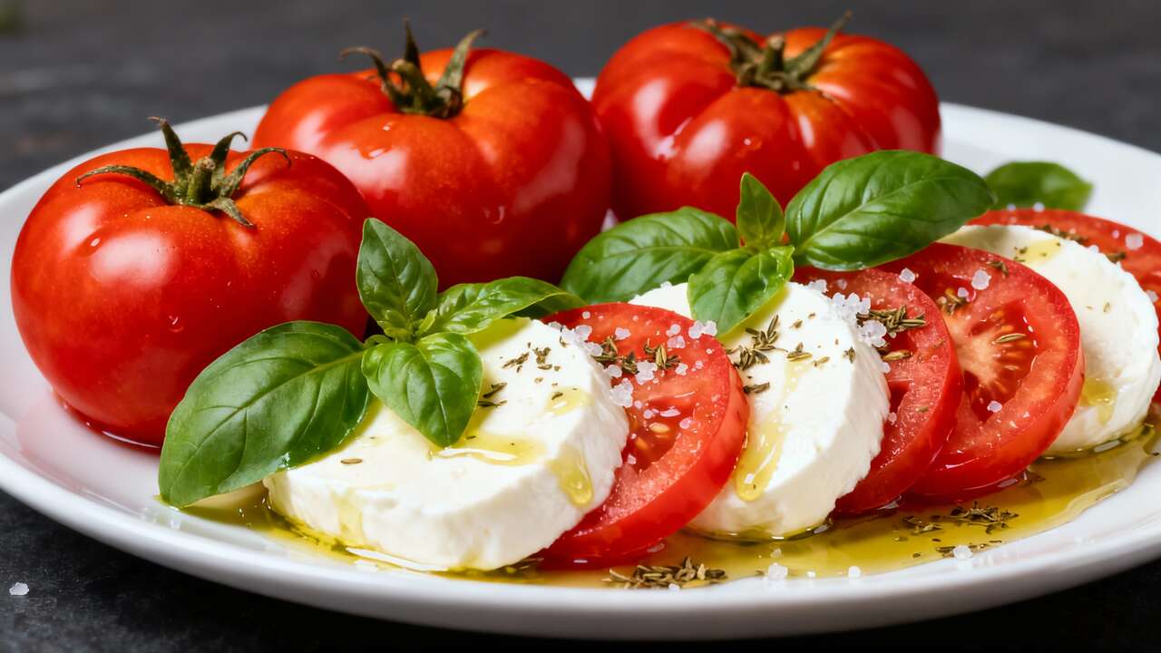 Insalata caprese: ricetta tradizionale con pomodori, mozzarella e basilico