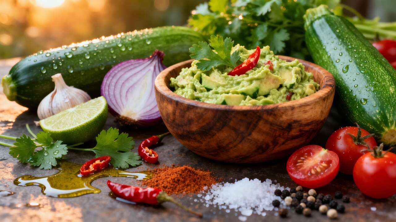 Guacamole di zucchine: la nuova tendenza per un aperitivo irresistibile