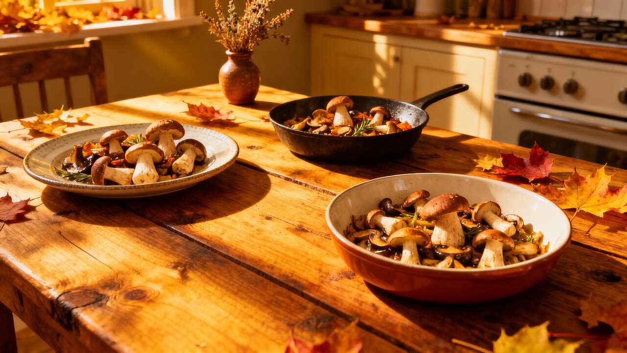 3 deliziose ricette autunnali con funghi porcini
