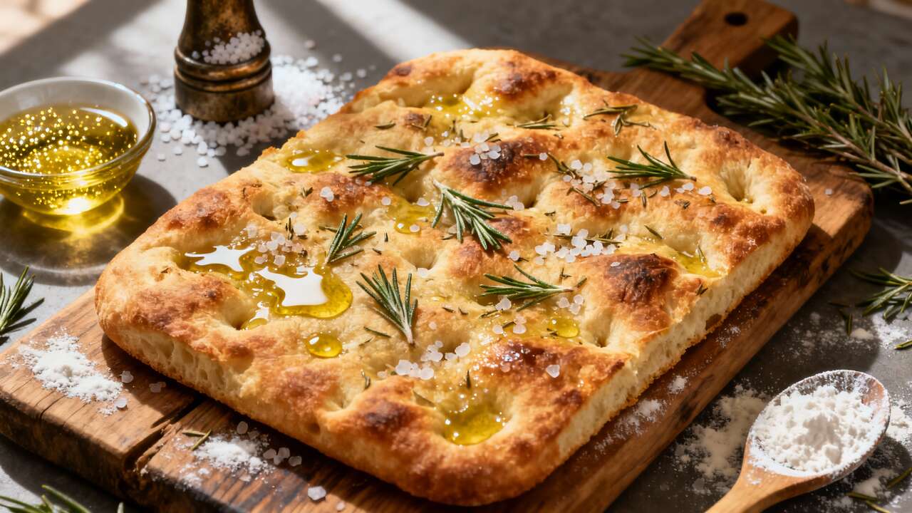 Focaccia croccante fatta in casa senza impastatrice: scopri la ricetta rivoluzionaria !