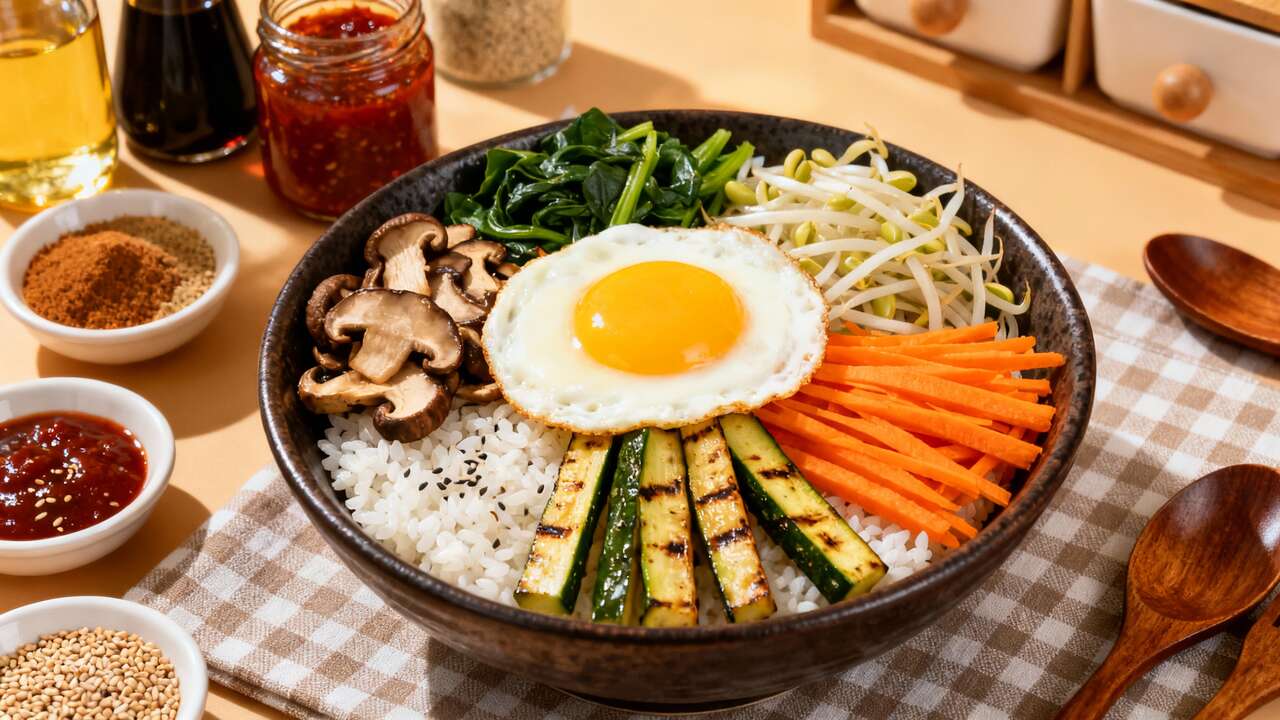 Come cucinare il perfetto bibimbap coreano a casa: guida facile e senza errori