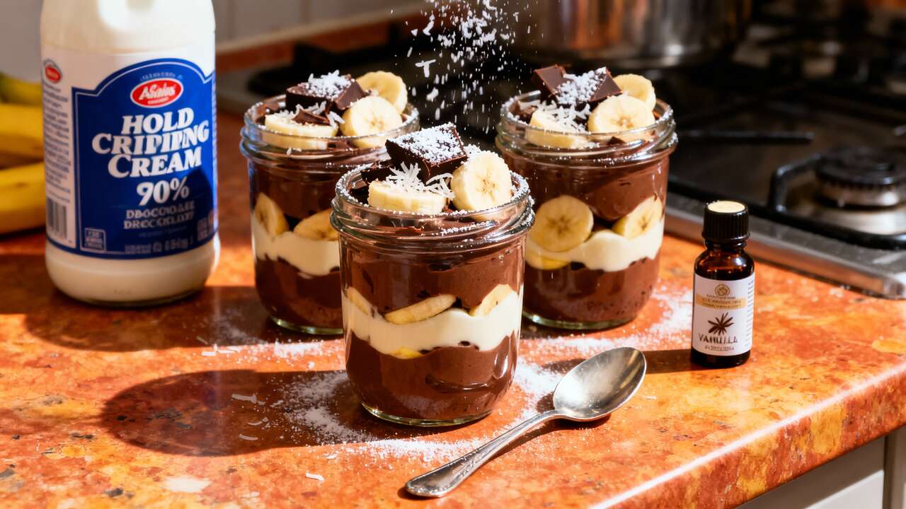 Ricette veloci: creme di banana e cioccolato pronte in meno di 10 minuti